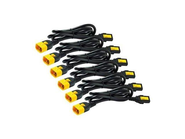 APC AP8702S-NA 10A Power Cord Kit Locking C13 to C14 0.6m Cable