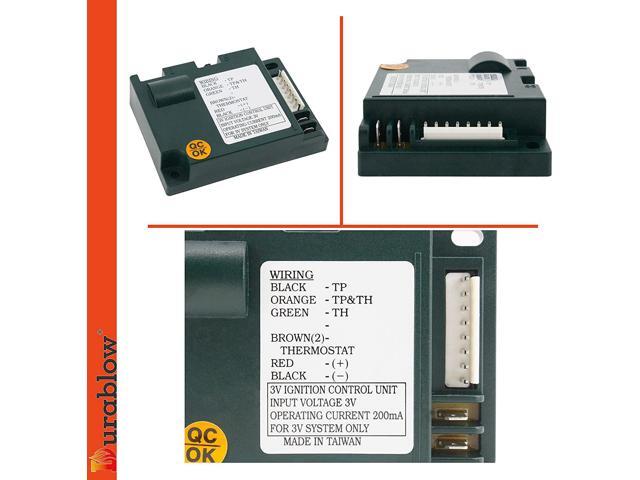 Durablow Fireplace Electronic IPI Pilot Ignition Control Module Replacement for Dexen 593-592, GM-6KA, Hearth Home Technologies HHT 350-M