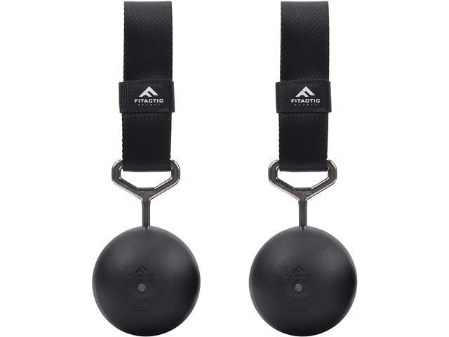 Fitactic Rock Climbing Solid Training Cannonball Bomb Power Pull up Ball Hold Grips for Straps for Finger, Forearm, Biceps, Back Muscles