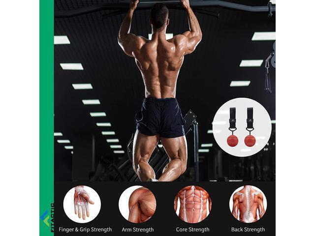 Fitactic Rock Climbing Solid Training Cannonball Bomb Power Pull up Ball Hold Grips for Straps for Finger, Forearm, Biceps, Back Muscles