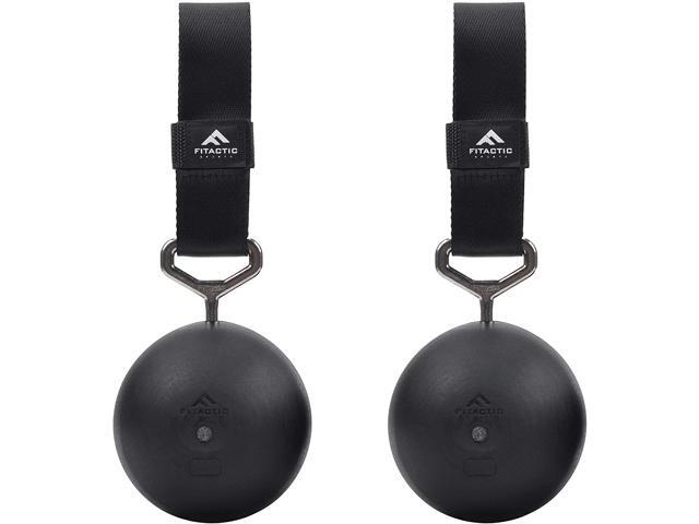Fitactic Rock Climbing Solid Training Cannonball Bomb Power Pull up Ball Hold Grips for Straps for Finger, Forearm, Biceps, Back Muscles