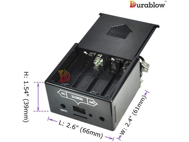 Durablow TR1003 Gas Fire Fireplace On/Off Remote Control Kit + Thermostat and Timer (On/Off + Timer + Thermostat)