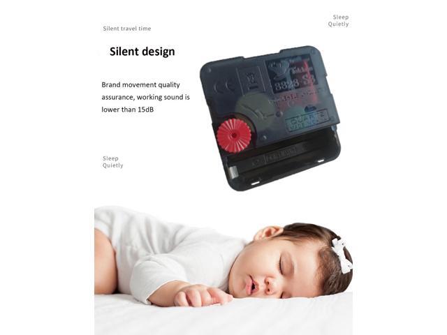 Nordic quartz wall clock silent ultrathin fashion PVC frame Tempered glass environment-friendly wooden backing Black