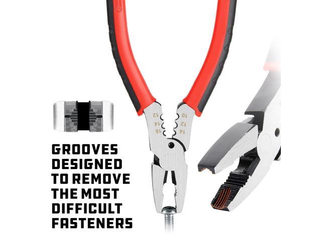 Powerbuilt 6 Inch Multi-Function Screw Remover Pliers - 645028