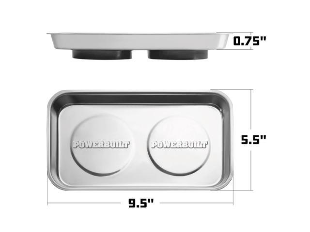 Powerbuilt Magnetic Parts Tray Perfect for Nuts, Bolts, & More! - 648357