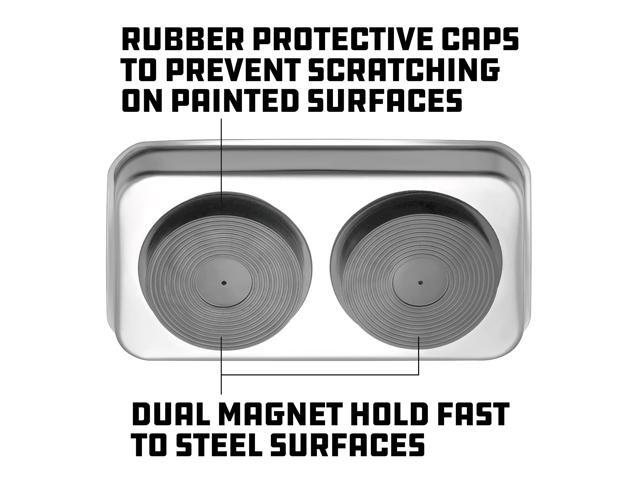 Powerbuilt Magnetic Parts Tray Perfect for Nuts, Bolts, & More! - 648357