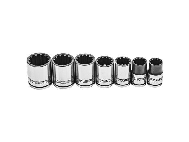 Powerbuilt 7Pc 3/8' Dr. Universal Socket Set - 642054M