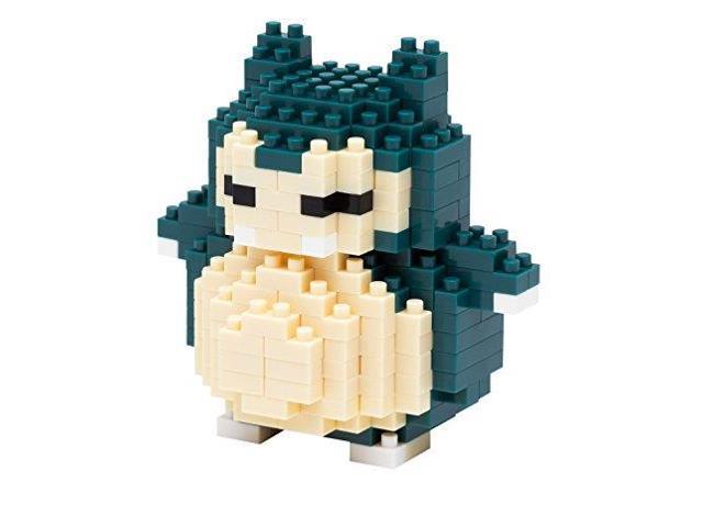 Nanoblock Pokemon Series Snorlax Building Kit - 220 Piece Mini Brick Model