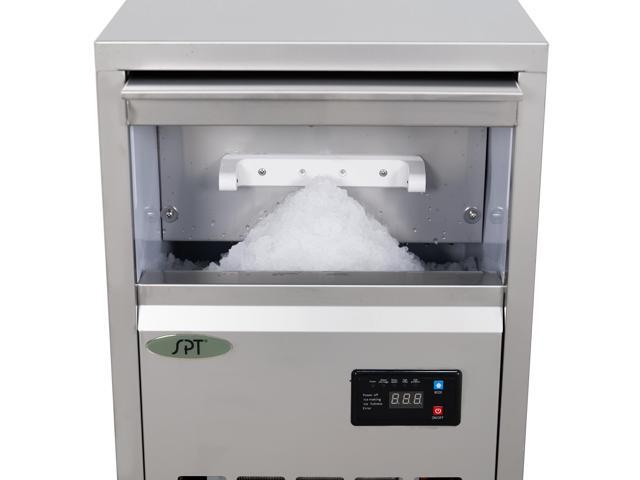 SPT SZB-22 44-lb Automatic Flake Ice Maker in Stainless Steel with Inline Water Filter