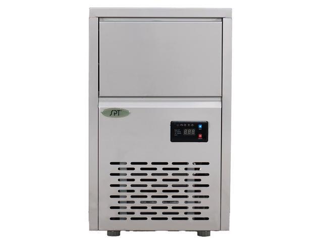 SPT SZB-22 44-lb Automatic Flake Ice Maker in Stainless Steel with Inline Water Filter