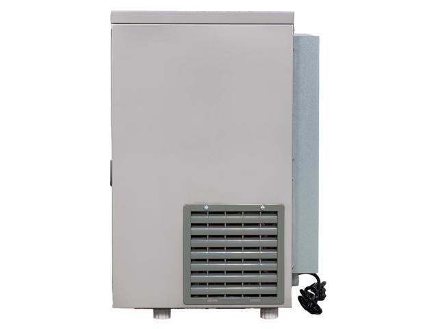 SPT SZB-22 44-lb Automatic Flake Ice Maker in Stainless Steel with Inline Water Filter
