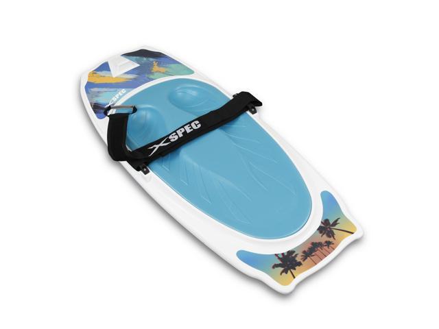 Xspec Kneeboard with Hook for Knee Surfing Boating Waterboarding, White