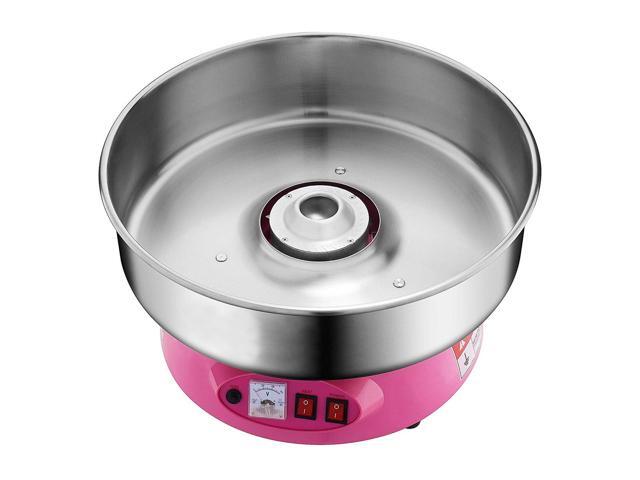 PartyHut Compact Commercial Cotton Candy Machine Party Candy Floss Maker Pink