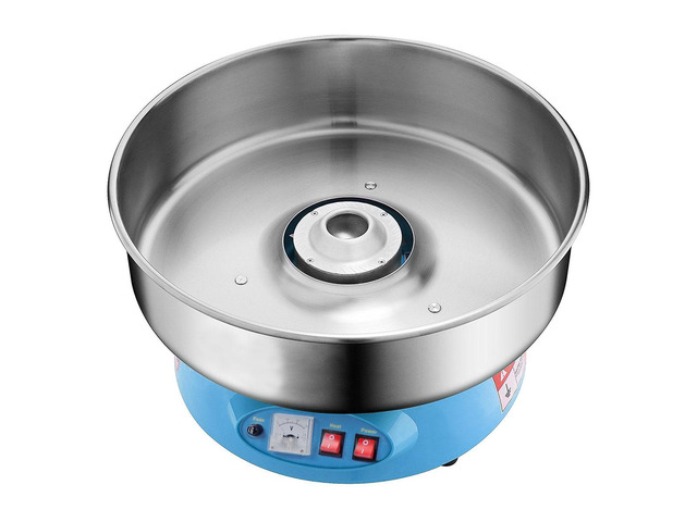 PartyHut Compact Commercial Cotton Candy Machine Party Candy Floss Maker Blue