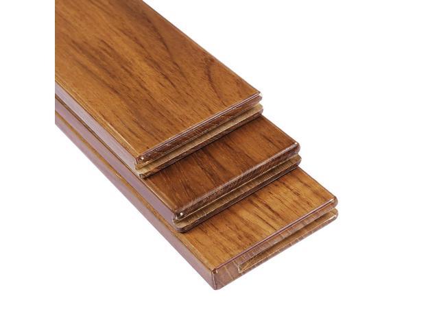 18' ADA Compliant Folding Teak Wood Shower Bench Seat Medical Wall Mount Seat