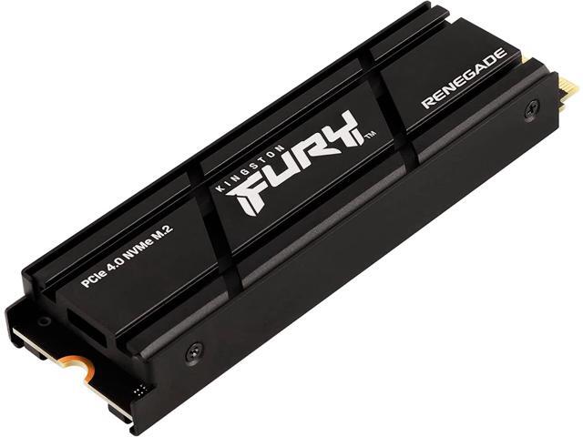 Kingston SFYRDK/4000G Fury Renegade 4TB PCIe Gen 4 NVMe M.2 Internal Gaming SSD with Heat Sink PS5 Ready Up to 7300MB/s