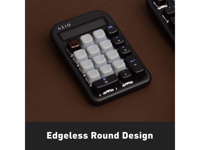 AZIO IN404 IZO Number Pad Red Switches in Black Willow