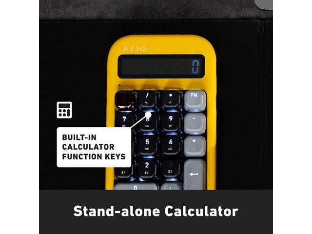AZIO IN412 IZO Number Pad Red Switches in Golden Iris