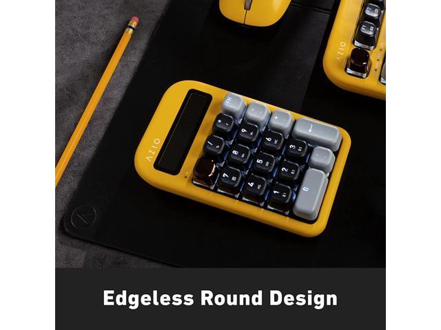 AZIO IN412 IZO Number Pad Red Switches in Golden Iris