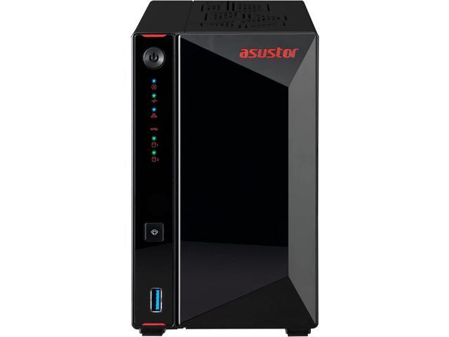 Asustor Nimbustor 2 Gen2 AS5402T 2 Bay NAS, Quad-Core 2.0GHz CPU, Dual 2.5GbE Ports, 4GB DDR4, Four M.2 SSD Slots (Diskless)