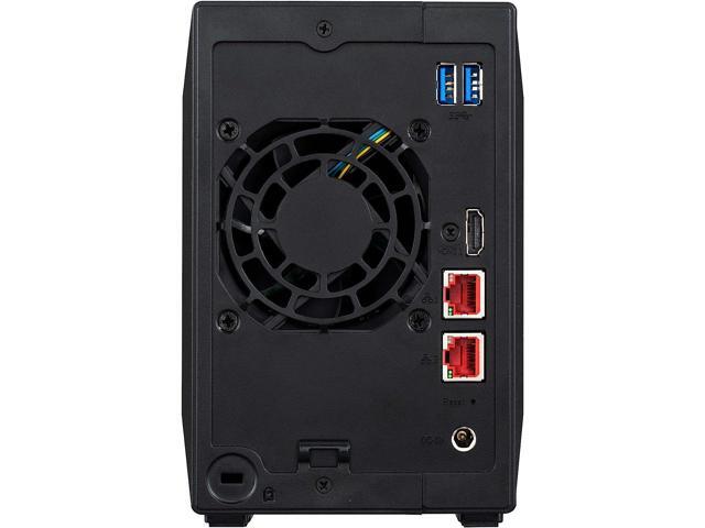 Asustor Nimbustor 2 Gen2 AS5402T 2 Bay NAS, Quad-Core 2.0GHz CPU, Dual 2.5GbE Ports, 4GB DDR4, Four M.2 SSD Slots (Diskless)