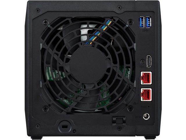 Asustor Nimbustor 4 Gen2 AS5404T 4 Bay NAS, Quad-Core 2.0GHz CPU, Dual 2.5GbE Ports, 4GB DDR4, Four M.2 SSD Slots (Diskless)