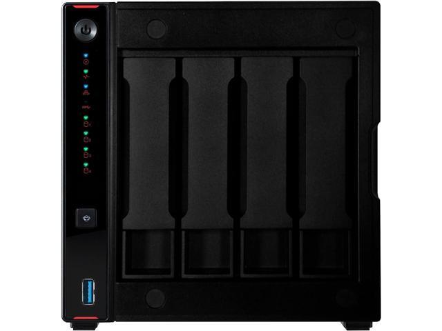 Asustor Nimbustor 4 Gen2 AS5404T 4 Bay NAS, Quad-Core 2.0GHz CPU, Dual 2.5GbE Ports, 4GB DDR4, Four M.2 SSD Slots (Diskless)