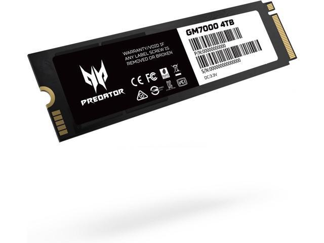Predator GM7000 M.2 4TB PCI-Express 4.0 x4 Internal Solid State Drive (SSD) BL.9BWWR.107