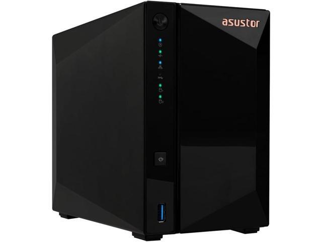 Asustor AS3302T v2 Drivestor 2 Pro Gen2 2 Bay NAS, Quad-Core 1.7GHz CPU, 2.5Gbe Port, 2GB DDR4 (Diskless)