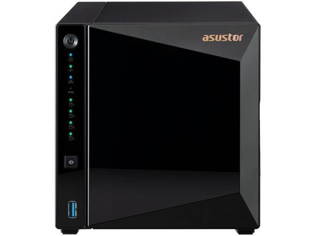 Asustor AS3304T v2 Drivestor 4 Pro Gen2 4 Bay NAS, Quad-Core 1.7GHz CPU, 2.5GbE Port, 2GB DDR4 (Diskless)