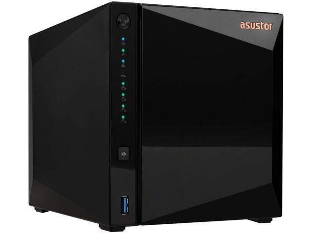 Asustor AS3304T v2 Drivestor 4 Pro Gen2 4 Bay NAS, Quad-Core 1.7GHz CPU, 2.5GbE Port, 2GB DDR4 (Diskless)
