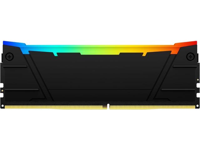 Kingston KF432C16RB2AK2/16 Fury Renegade RGB 16GB 3200MT/s DDR4 CL16 DIMM (Kit of 2) Desktop Gaming Memory