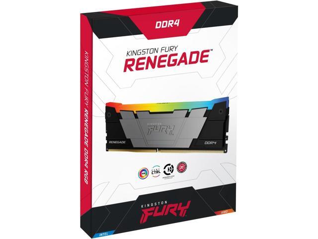 Kingston KF432C16RB2AK2/16 Fury Renegade RGB 16GB 3200MT/s DDR4 CL16 DIMM (Kit of 2) Desktop Gaming Memory