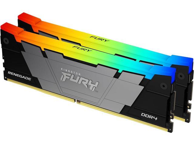 Kingston KF432C16RB2AK2/16 Fury Renegade RGB 16GB 3200MT/s DDR4 CL16 DIMM (Kit of 2) Desktop Gaming Memory