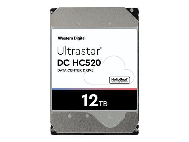 WD Ultrastar 0F29562 DC HC520 12TB HDD SAS-12Gbps 3.5-Inch Internal Hard Drive HUH721212AL4204