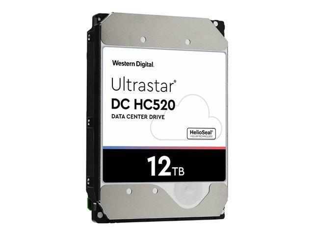 WD Ultrastar 0F29562 DC HC520 12TB HDD SAS-12Gbps 3.5-Inch Internal Hard Drive HUH721212AL4204