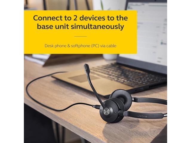 Jabra 9653-553-125 Engage 65 SE Wireless Headset, Single-Ear( Mono),Advanced Noise-Cancelling Microphone- Black