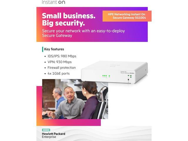 HPE Networking Instant On SG1004 Secure Gateway 4-port Gigabit S0G33A#ABA