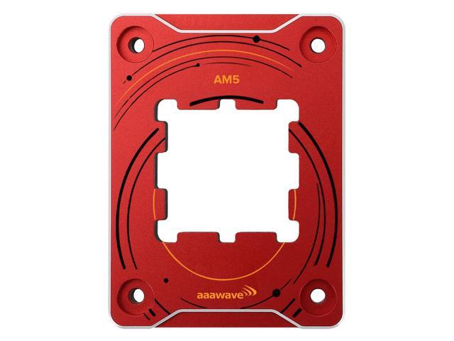 AAAwave AM5 CPU Contact Sealing Frame, Anti-Bending Contact Frame & Fixing Frame, CPU Guard Protects AM5 Socket Components (Red)