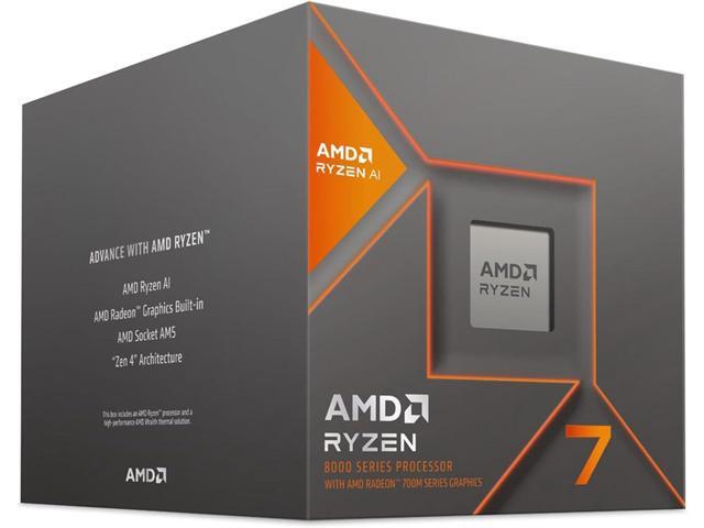AMD 100-100001236SBX Ryzen 7 8700G 8-Core, 16-Thread Desktop Processor