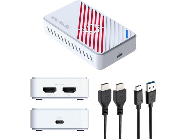 AVerMedia GC553Pro Live Gamer Ultra S White 4K HDMI Capture Card, USB Game Capture Card for Streaming and Recording
