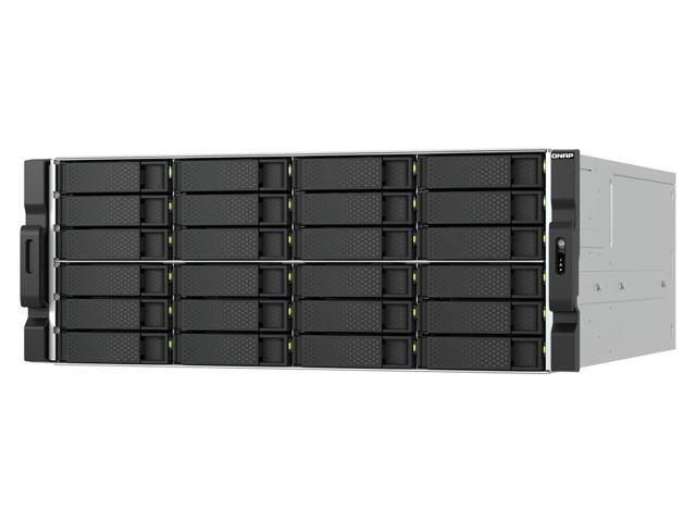 QNAP TS-H2477AXU-RP-R7-32G-US 4U 24-Bay QuTS hero NAS, AMD Ryzen 7000 series 8C16T, 32GB DDR5 non-ECC,2 x 550W redundant - TS-H2477AXU-RP-R7-32G-US