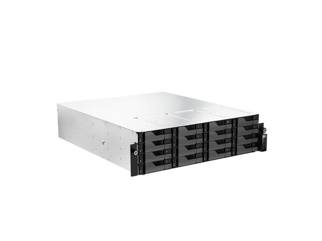 Asustor AS7216RDX Lockerstor 16 Pro Gen2 16 Bay NAS, Octa-Core 3.8GHz, 2x10GbE, 16GB DDR5, 3U Rackmount Server (Diskless)