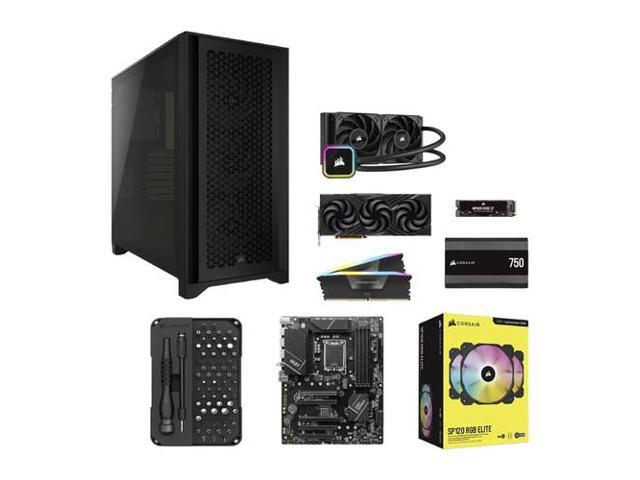 Corsair CS-9070005-CHA BUILD KIT Mid tower Core i7-14700KF RAM 32 GB SSD 2 TB NVMe GeForce RTX 4070 Super 11 Home - black