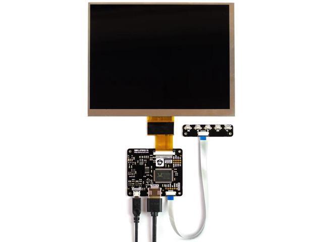 Pimoroni PIM372 HDMI 8' LCD Screen Kit for Raspberry Pi (1024x768) keypad and keypad ribbon cable inclded