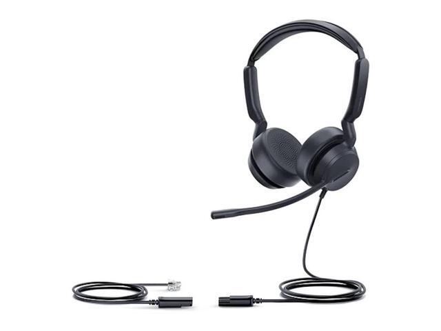 Yealink 1308231 YHS36 E2 Dual - Quick Disconnect wired headset