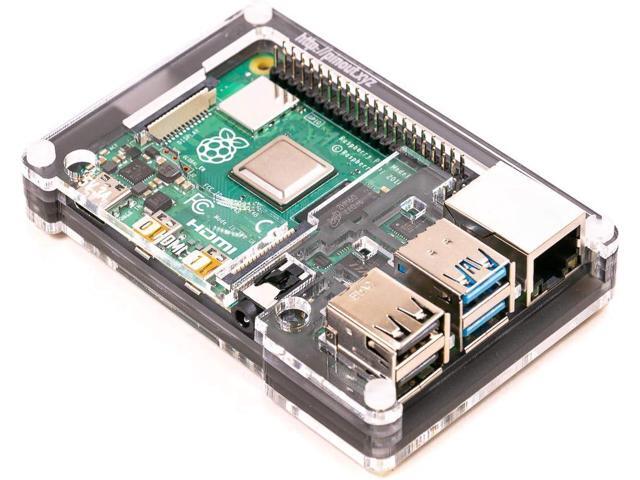 Pimoroni PIM463 Pibow Coupé 4 (case for the Raspberry Pi 4 only) Ninja