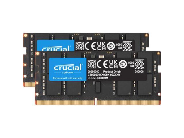Crucial 32GB Kit (16GBx2) DDR5-6400 CSODIMM Memory Kit CT2K16G64C52CS5