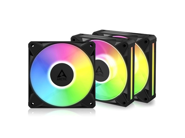 ARCTIC ACFAN00337A BioniX P12 A-RGB, 3 Pack (Black)