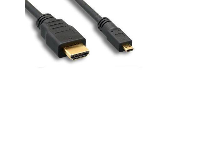 Kentek 1 Feet FT Micro HDMI to HMDI Cable Male to Male M/M 34 AWG Gold-Plated Connector Cord HDTV Smart Cell Phone Digital Camera Mobil Device...